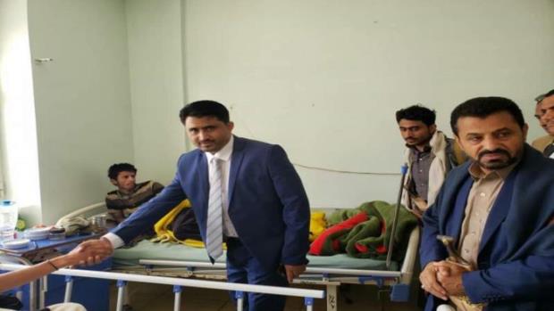 زيارة تفقدية لعدد من جرحى الجيش واللجان الشعبية بأمانة العاصمة