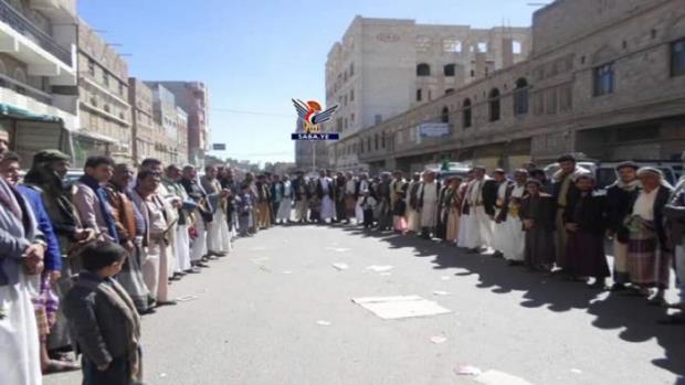 صنعاء.. وقفات احتجاجية تنديداً باستمرار العدوان والحصار