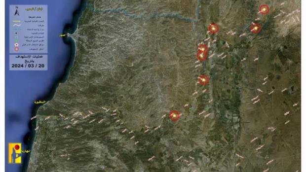 المقاومة الإسلامية اللبنانية تستهدف عدة مواقع صهيونية