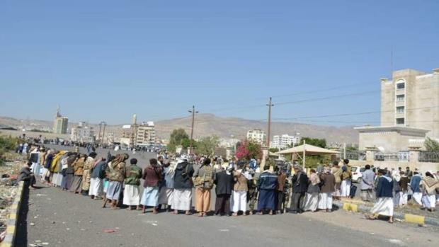 وقفات في أمانة العاصمة للتأكيد على استمرار التحشيد ورفد جبهات القتال