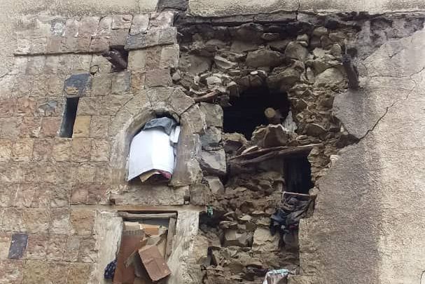 تهدم أربعة منازل في مديريات صنعاء القديمة والصافية والثورة جراء الأمطار الغزيرة