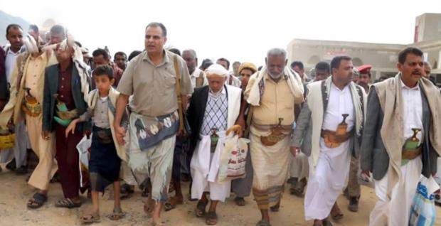 محافظ حجة يشرف على صلح قبلي لانهاء قضية قتل بين آل الشعبي بمديرية أفلح اليمن