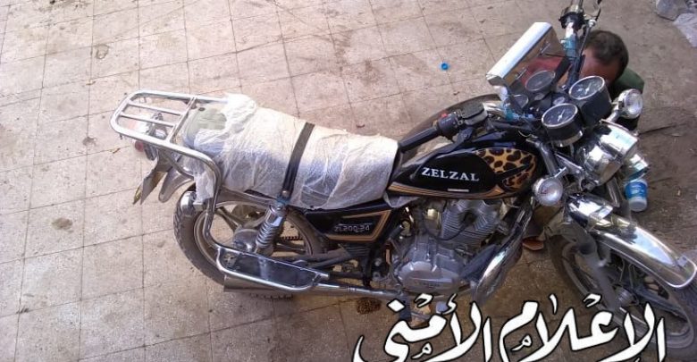 مركز شرطة بيت بوس يستعيد دراجة نارية مسروقة ويضبط المتهم بسرقتها