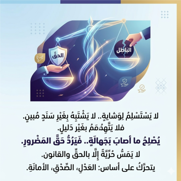 العدل ليس مجرد نصوص.. العدل موقف وأخلاق! 