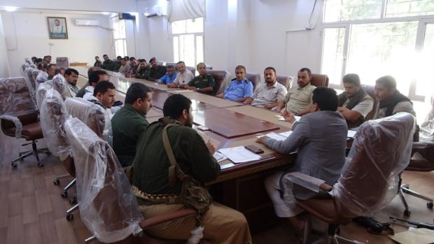 اللواء الجرادي يرأس اجتماعاً موسعاً لمناقشة مستوى تنفيذ الخطة الرمضانية اللواء الجرادي يرأس اجتماعاً موسعاً لمناقشة مستوى تنفيذ الخطة الرمضانية