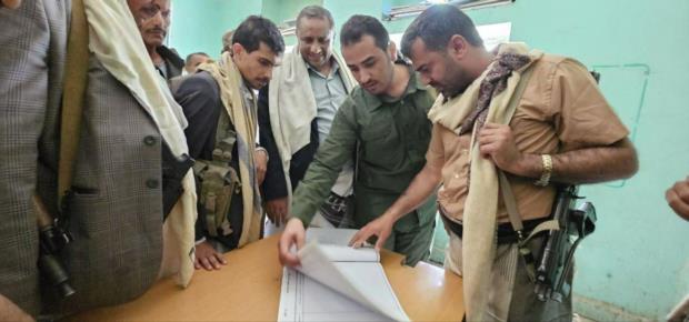 مدير أمن المحويت يتفقد مستوى الأداء الأمني بأمن بني سعد